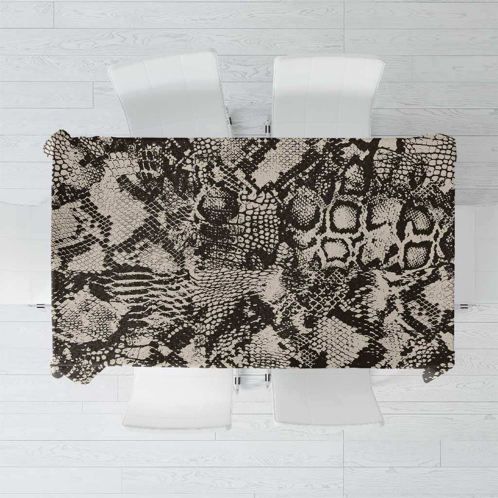 Wild Animal Skins Tablecloth Snake and Crocodile Mix Skin - Wonder Print Shop