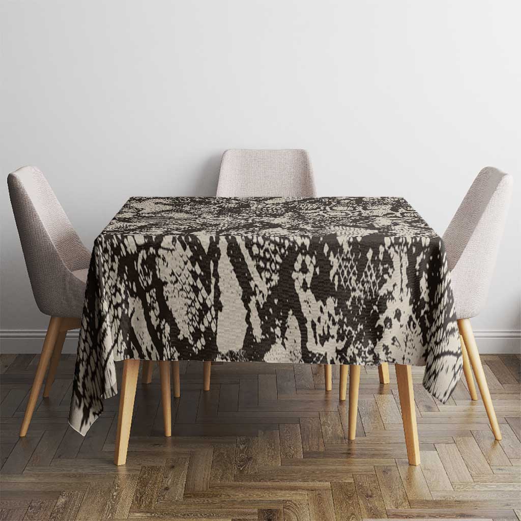 Wild Animal Skins Tablecloth Snake and Crocodile Mix Skin - Wonder Print Shop