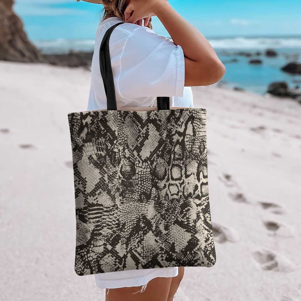 Wild Animal Skins Tote Bag Snake and Crocodile Mix Skin - Wonder Print Shop