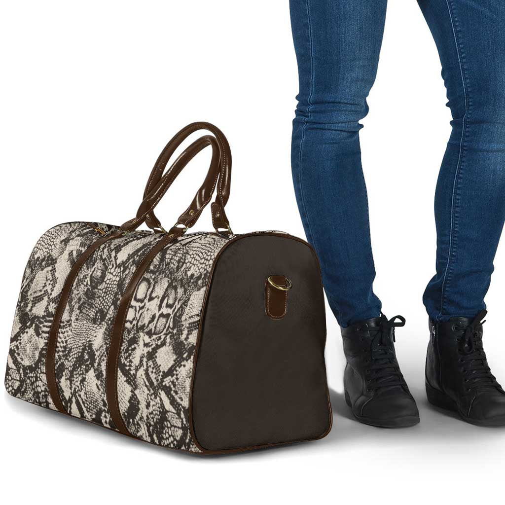 Wild Animal Skins Travel Bag Snake and Crocodile Mix Skin - Wonder Print Shop