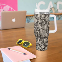 Wild Animal Skins Tumbler With Handle Snake and Crocodile Mix Skin - Wonder Print Shop