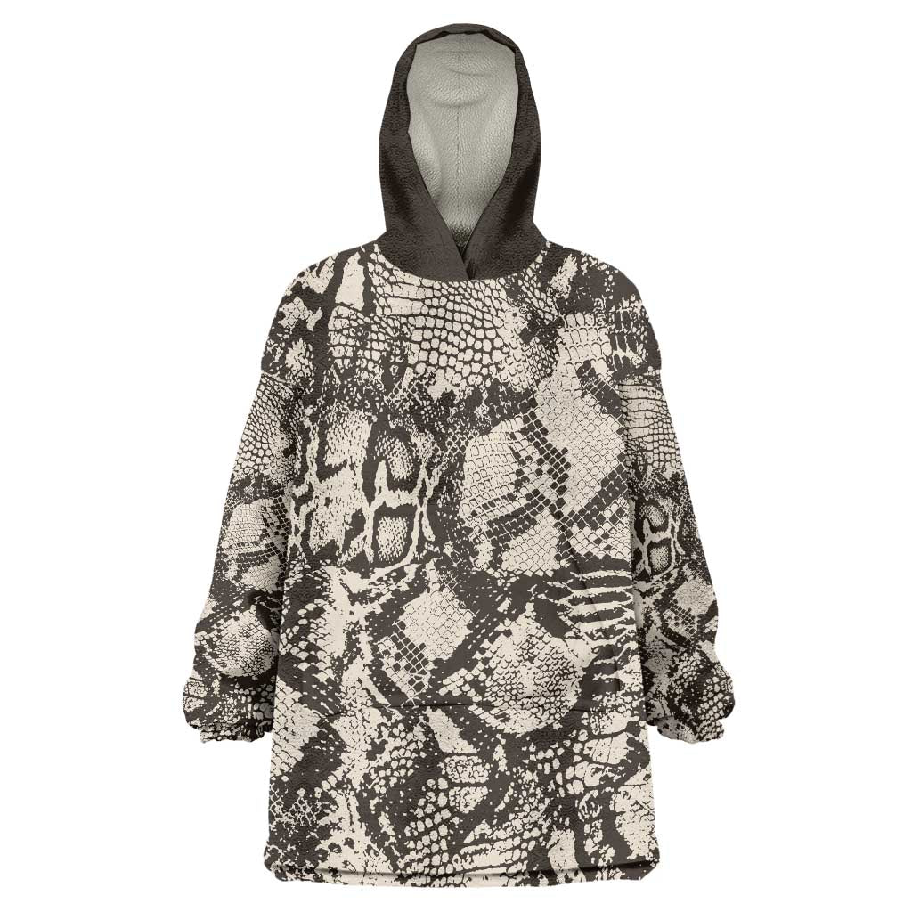 Wild Animal Skins Wearable Blanket Hoodie Snake and Crocodile Mix Skin - Wonder Print Shop