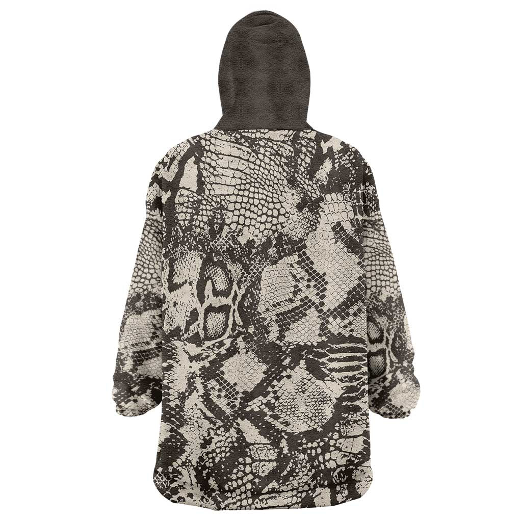 Wild Animal Skins Wearable Blanket Hoodie Snake and Crocodile Mix Skin - Wonder Print Shop