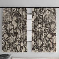 Wild Animal Skins Window Curtain Snake and Crocodile Mix Skin - Wonder Print Shop