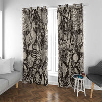 Wild Animal Skins Window Curtain Snake and Crocodile Mix Skin - Wonder Print Shop