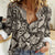 Wild Animal Skins Women Casual Shirt Snake and Crocodile Mix Skin - Wonder Print Shop