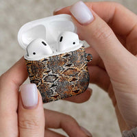Wild Animal Skins AirPods Case Vintage Snake Skin Pattern - Wonder Print Shop