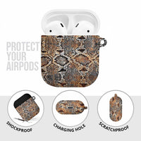 Wild Animal Skins AirPods Case Vintage Snake Skin Pattern - Wonder Print Shop