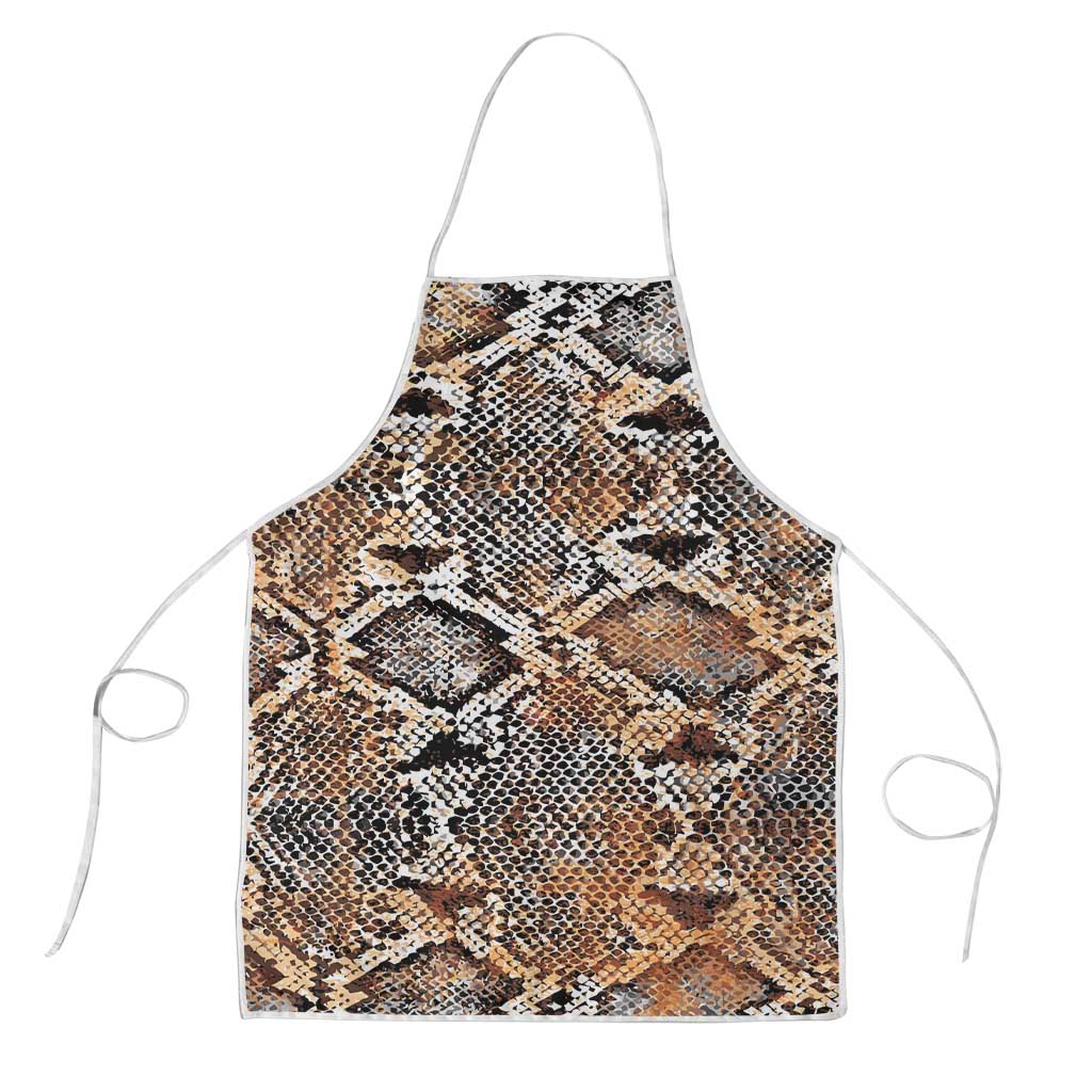 Wild Animal Skins Apron Vintage Snake Skin Pattern - Wonder Print Shop