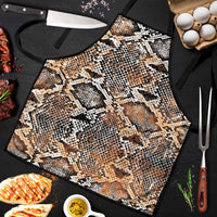 Wild Animal Skins Apron Vintage Snake Skin Pattern - Wonder Print Shop