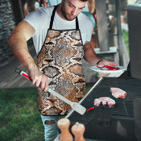 Wild Animal Skins Apron Vintage Snake Skin Pattern - Wonder Print Shop