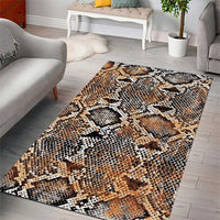 Wild Animal Skins Area Rug Vintage Snake Skin Pattern - Wonder Print Shop