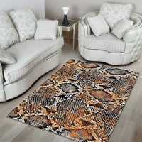Wild Animal Skins Area Rug Vintage Snake Skin Pattern - Wonder Print Shop