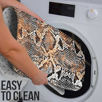 Wild Animal Skins Bathroom Set Vintage Snake Skin Pattern - Wonder Print Shop