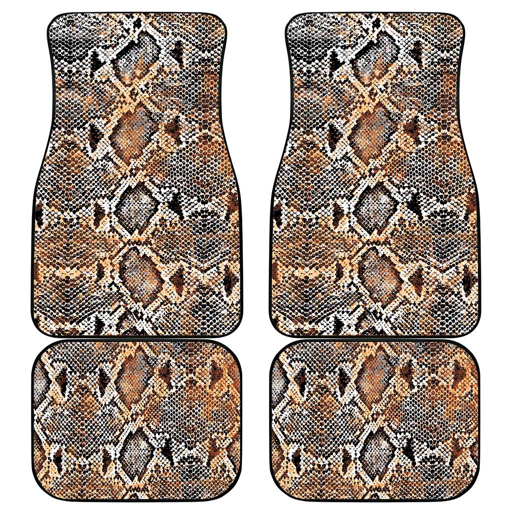 Wild Animal Skins Car Mats Vintage Snake Skin Pattern - Wonder Print Shop