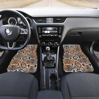 Wild Animal Skins Car Mats Vintage Snake Skin Pattern - Wonder Print Shop
