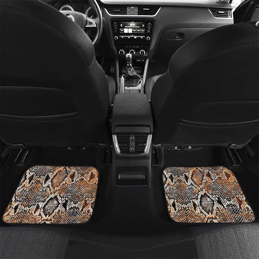 Wild Animal Skins Car Mats Vintage Snake Skin Pattern - Wonder Print Shop