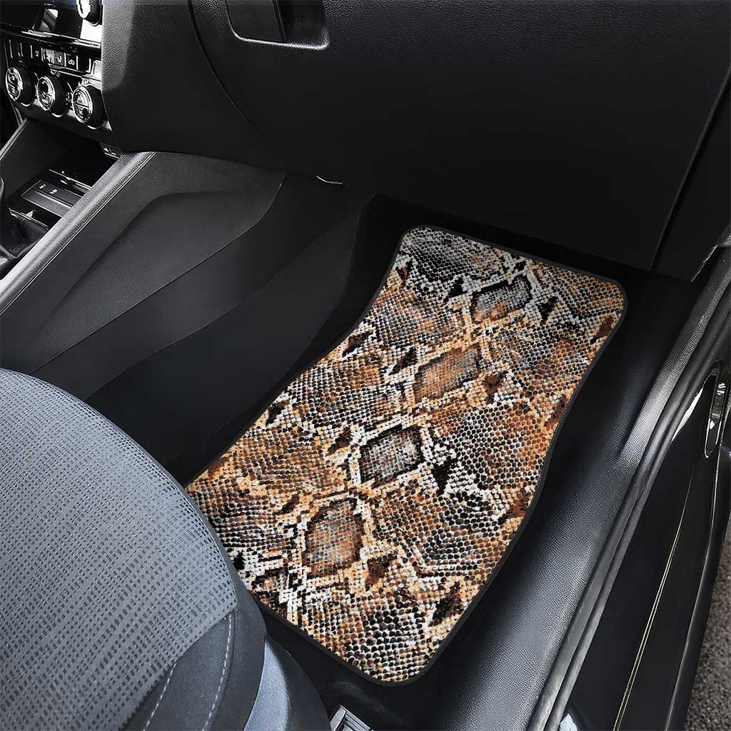 Wild Animal Skins Car Mats Vintage Snake Skin Pattern - Wonder Print Shop