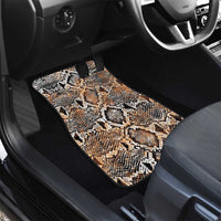 Wild Animal Skins Car Mats Vintage Snake Skin Pattern - Wonder Print Shop