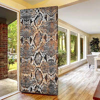Wild Animal Skins Door Cover Vintage Snake Skin Pattern - Wonder Print Shop