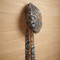 African Wild Animal Skins Easy Headwrap Vintage Snake Skin Pattern