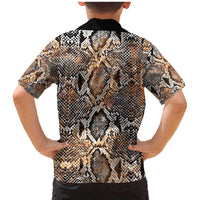 Wild Animal Skins Family Matching Mermaid Dress and Hawaiian Shirt Vintage Snake Skin Pattern - Wonder Print Shop