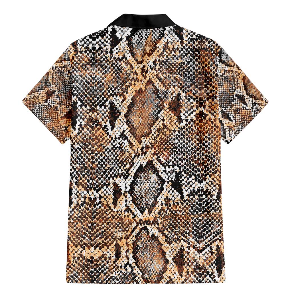 Wild Animal Skins Family Matching Mermaid Dress and Hawaiian Shirt Vintage Snake Skin Pattern - Wonder Print Shop