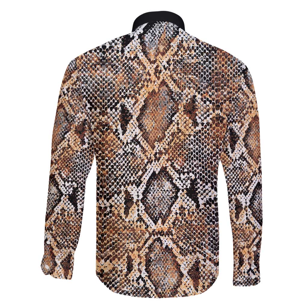 Wild Animal Skins Family Matching Mermaid Dress and Hawaiian Shirt Vintage Snake Skin Pattern - Wonder Print Shop