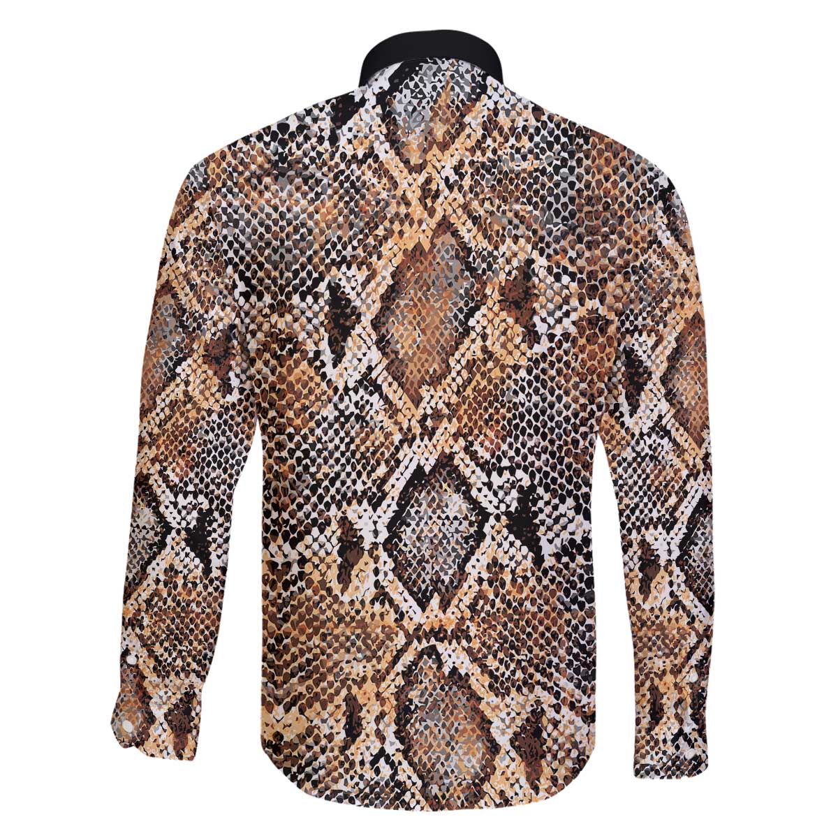 Wild Animal Skins Family Matching Off The Shoulder Long Sleeve Dress and Hawaiian Shirt Vintage Snake Skin Pattern - Wonder Print Shop