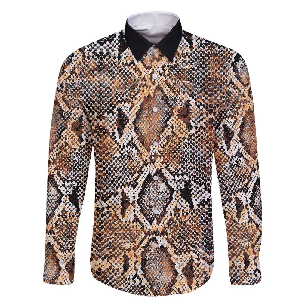 Wild Animal Skins Family Matching Puletasi and Hawaiian Shirt Vintage Snake Skin Pattern - Wonder Print Shop