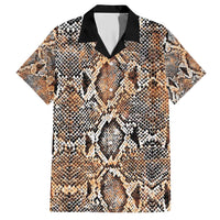 Wild Animal Skins Family Matching Short Sleeve Bodycon Dress and Hawaiian Shirt Vintage Snake Skin Pattern - Wonder Print Shop