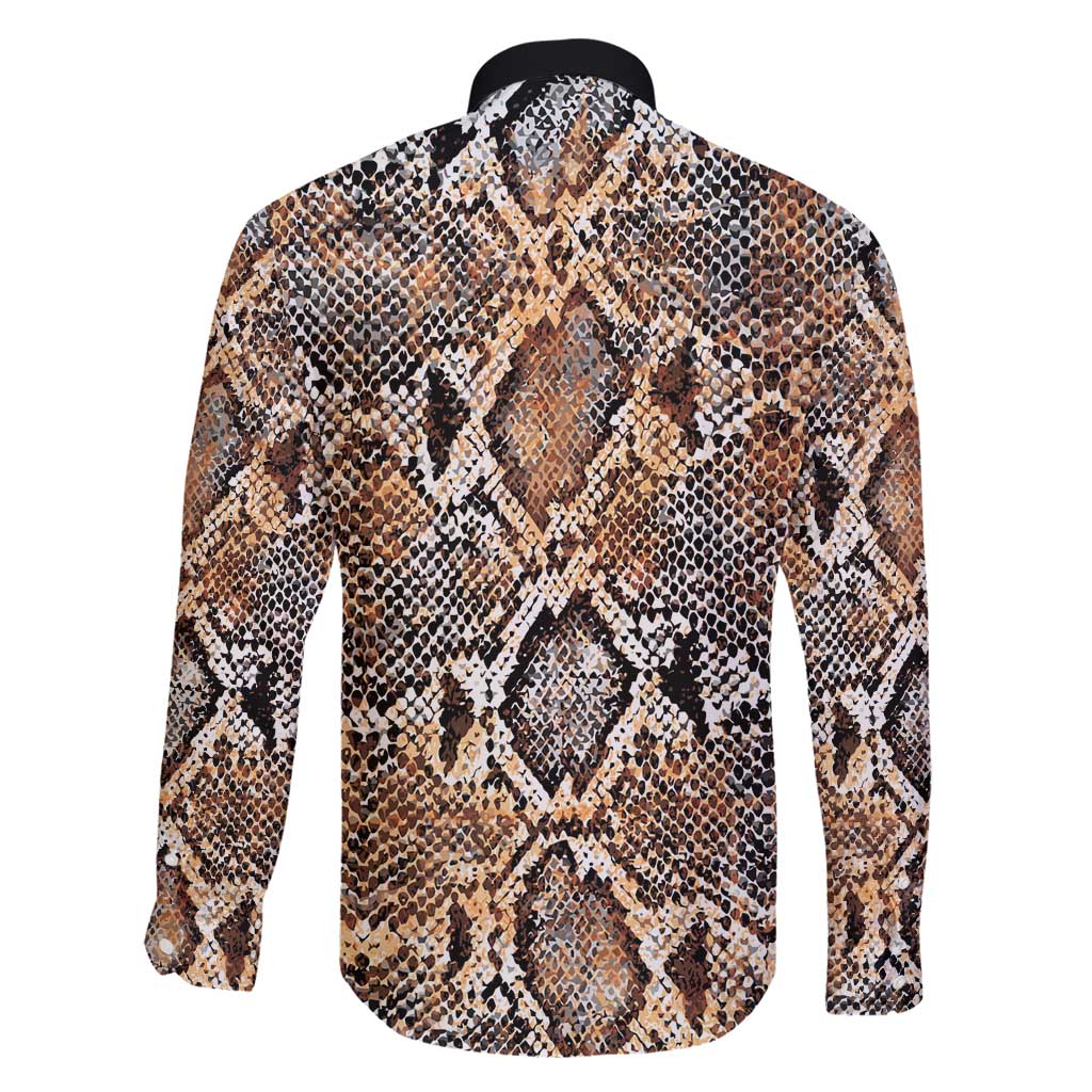 Wild Animal Skins Family Matching Short Sleeve Bodycon Dress and Hawaiian Shirt Vintage Snake Skin Pattern - Wonder Print Shop