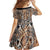Wild Animal Skins Family Matching Summer Maxi Dress and Hawaiian Shirt Vintage Snake Skin Pattern - Wonder Print Shop