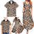 Wild Animal Skins Family Matching Summer Maxi Dress and Hawaiian Shirt Vintage Snake Skin Pattern - Wonder Print Shop