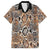 Wild Animal Skins Family Matching Summer Maxi Dress and Hawaiian Shirt Vintage Snake Skin Pattern - Wonder Print Shop