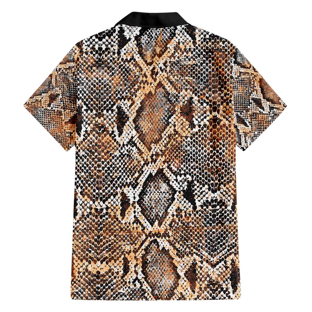 Wild Animal Skins Family Matching Summer Maxi Dress and Hawaiian Shirt Vintage Snake Skin Pattern - Wonder Print Shop