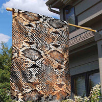 Wild Animal Skins Garden Flag Vintage Snake Skin Pattern - Wonder Print Shop