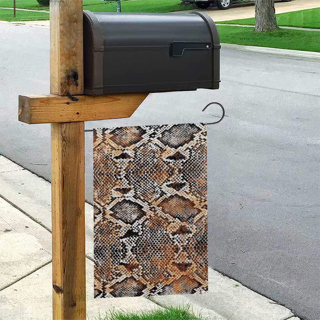 Wild Animal Skins Garden Flag Vintage Snake Skin Pattern - Wonder Print Shop