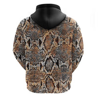 Wild Animal Skins Hoodie Vintage Snake Skin Pattern - Wonder Print Shop