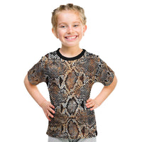 Wild Animal Skins Kid T Shirt Vintage Snake Skin Pattern - Wonder Print Shop