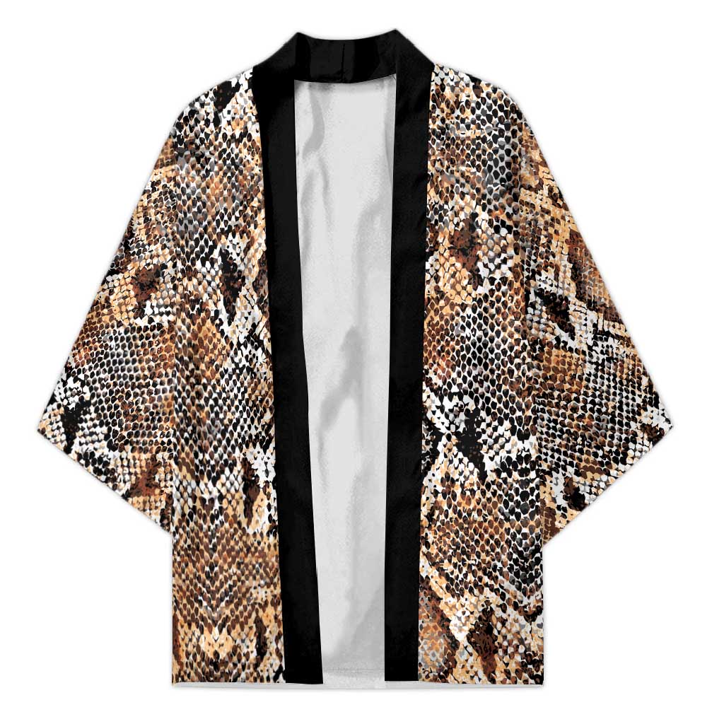 Wild Animal Skins Kimono Vintage Snake Skin Pattern - Wonder Print Shop