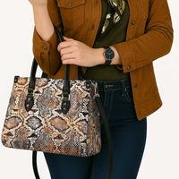 Wild Animal Skins Leather Bag Vintage Snake Skin Pattern - Wonder Print Shop