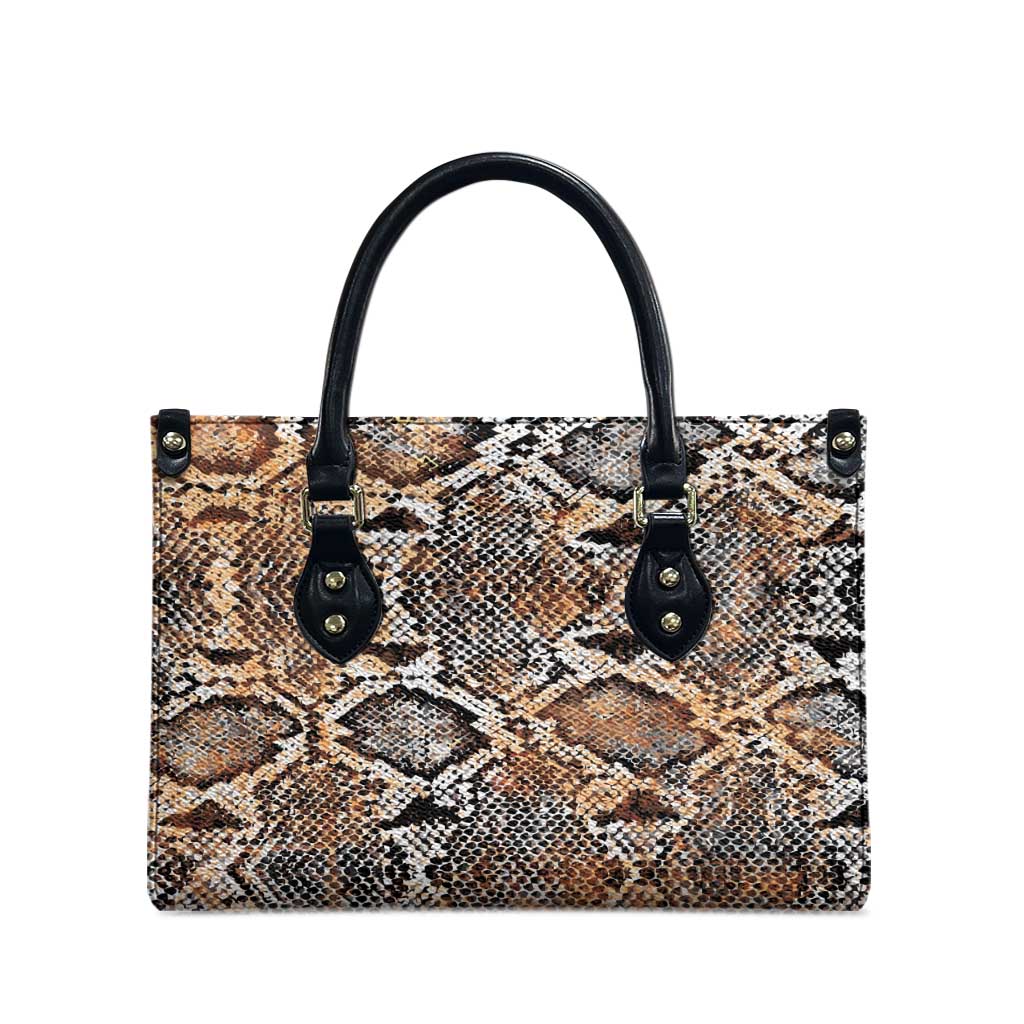 Wild Animal Skins Leather Bag Vintage Snake Skin Pattern - Wonder Print Shop