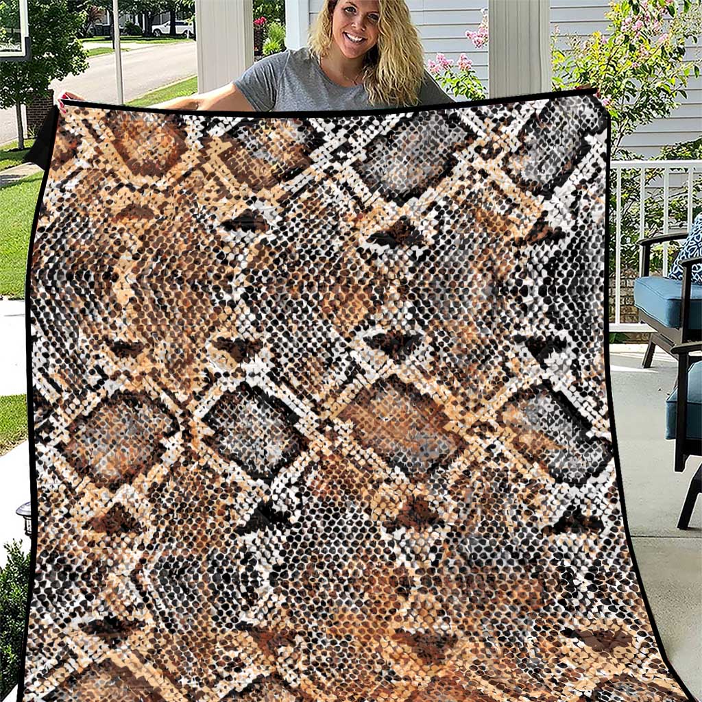 Wild Animal Skins Quilt Vintage Snake Skin Pattern - Wonder Print Shop