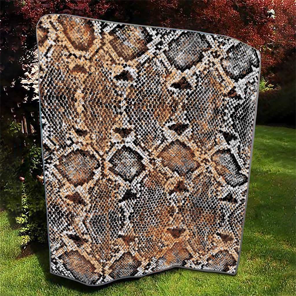 Wild Animal Skins Quilt Vintage Snake Skin Pattern - Wonder Print Shop