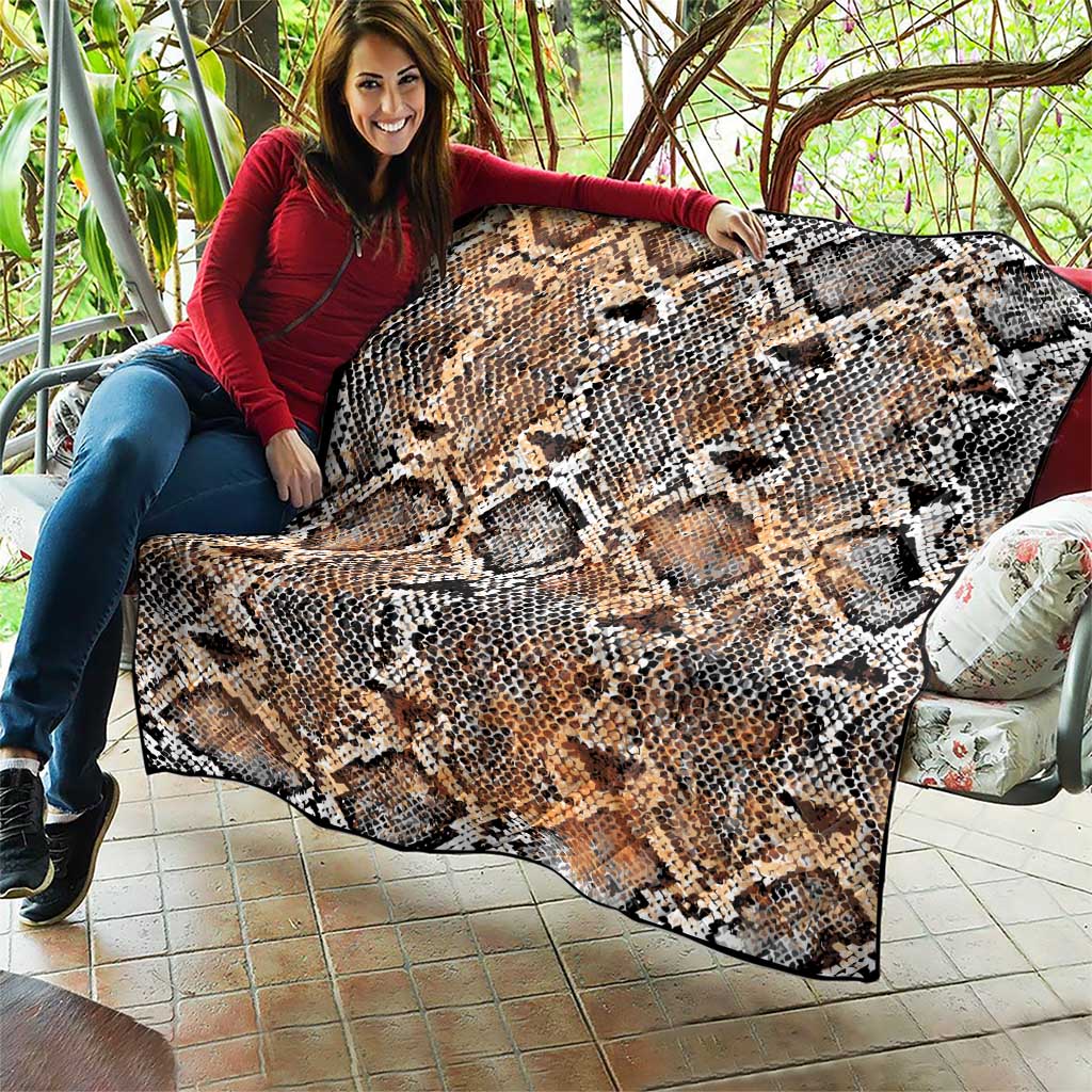 Wild Animal Skins Quilt Vintage Snake Skin Pattern - Wonder Print Shop