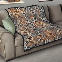 Wild Animal Skins Quilt Vintage Snake Skin Pattern - Wonder Print Shop