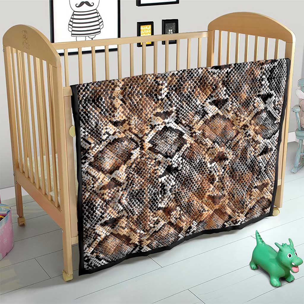 Wild Animal Skins Quilt Vintage Snake Skin Pattern - Wonder Print Shop