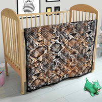 Wild Animal Skins Quilt Vintage Snake Skin Pattern - Wonder Print Shop