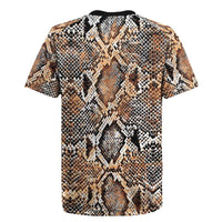 Wild Animal Skins Rugby Jersey Vintage Snake Skin Pattern - Wonder Print Shop